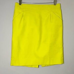 J. CREW The Pencil Skirt Cotton Career Skirt